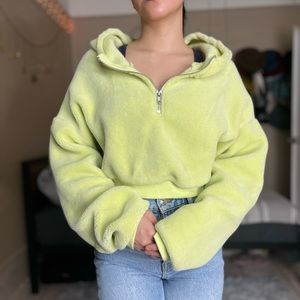 BDG Long Sleeve Teddy Sweater